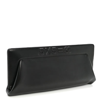 Chanel Lambskin 5x5=CC Clutch Black 3 of 11