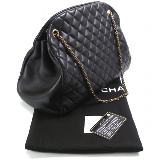 Chanel Lambskin Large Just Mademoiselle Black 3 of 10