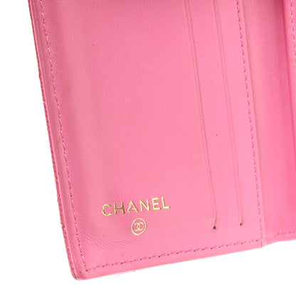 Chanel Caviar Quilted Card Holder Wallet Pink 6 of 8