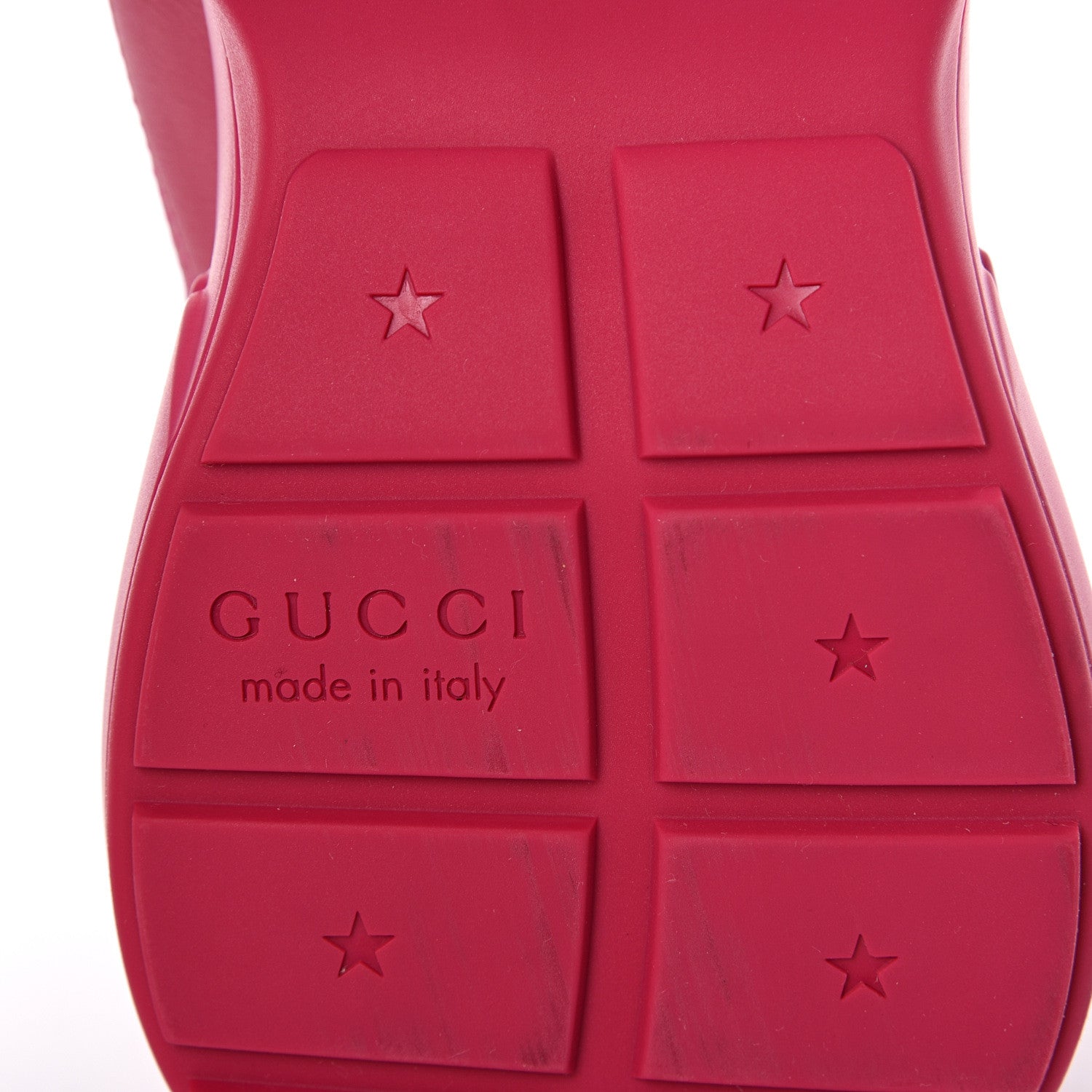 Gucci Calfskin Logo Womens Rhyton Sneakers 39.5 Box Pink 8 of 9