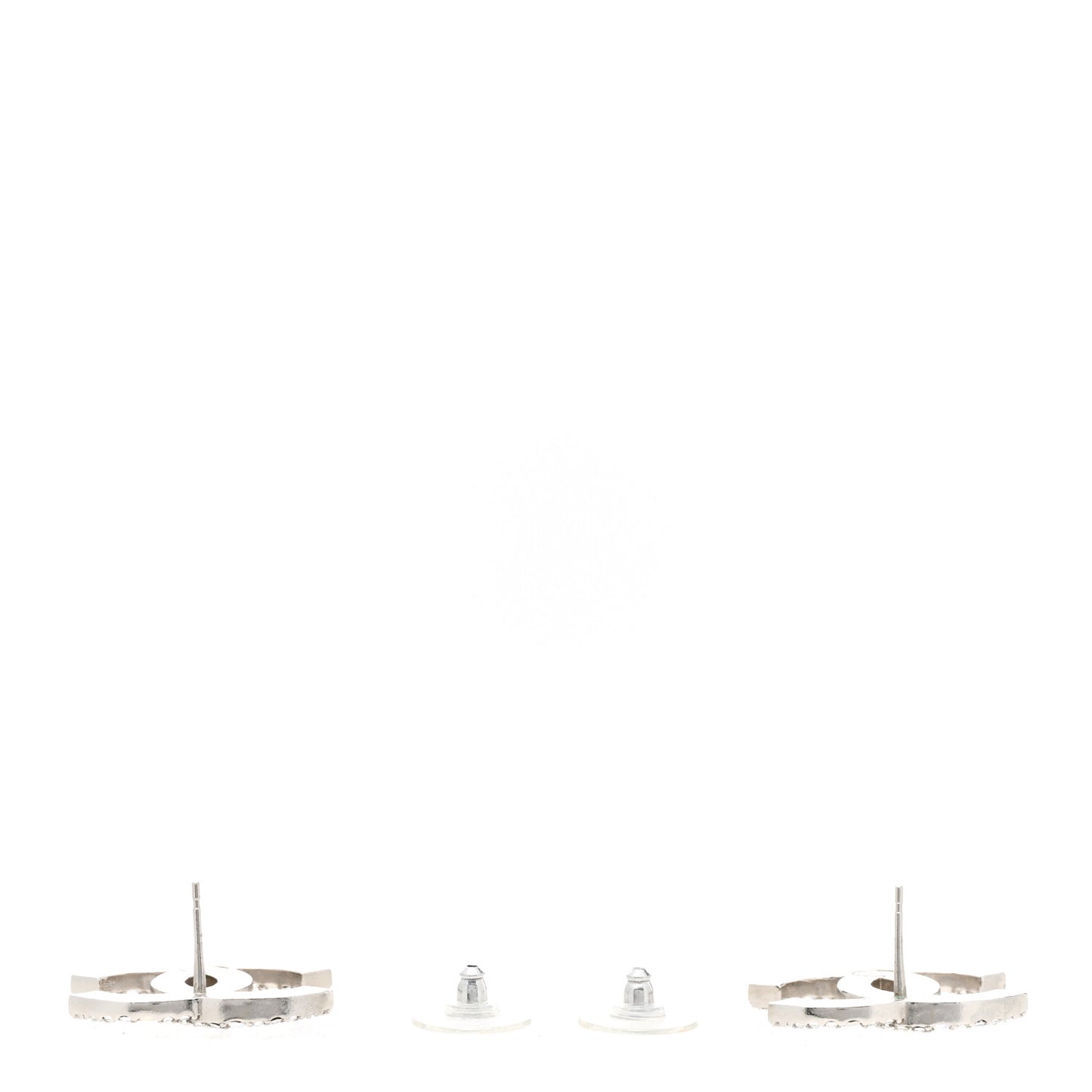 Crystal Palais Garnier CC Earrings Silver