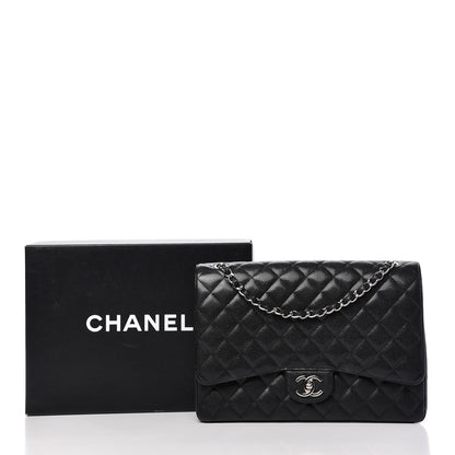 Chanel Caviar Quilted Maxi Double Flap Black 10 of 10