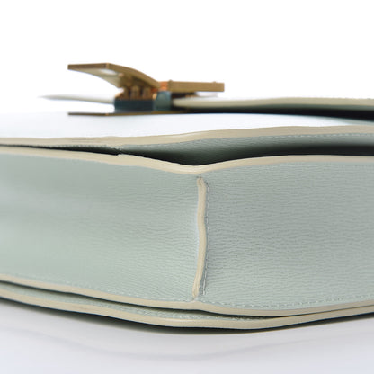 Celine Liege Calfskin Medium Classic Box Flap Bag Pastel Green 9 of 9