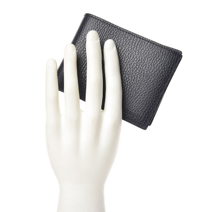 Gucci Calfskin Bi-Fold Wallet Dark Blue 2 of 9