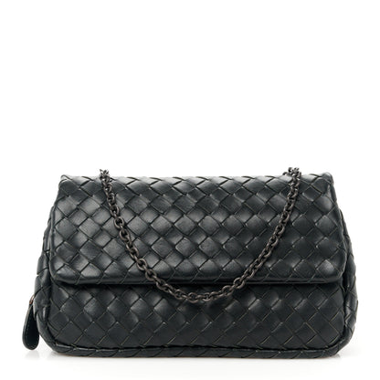 Bottega Veneta Nappa Intrecciato Small Chain Crossbody Black 1 of 12