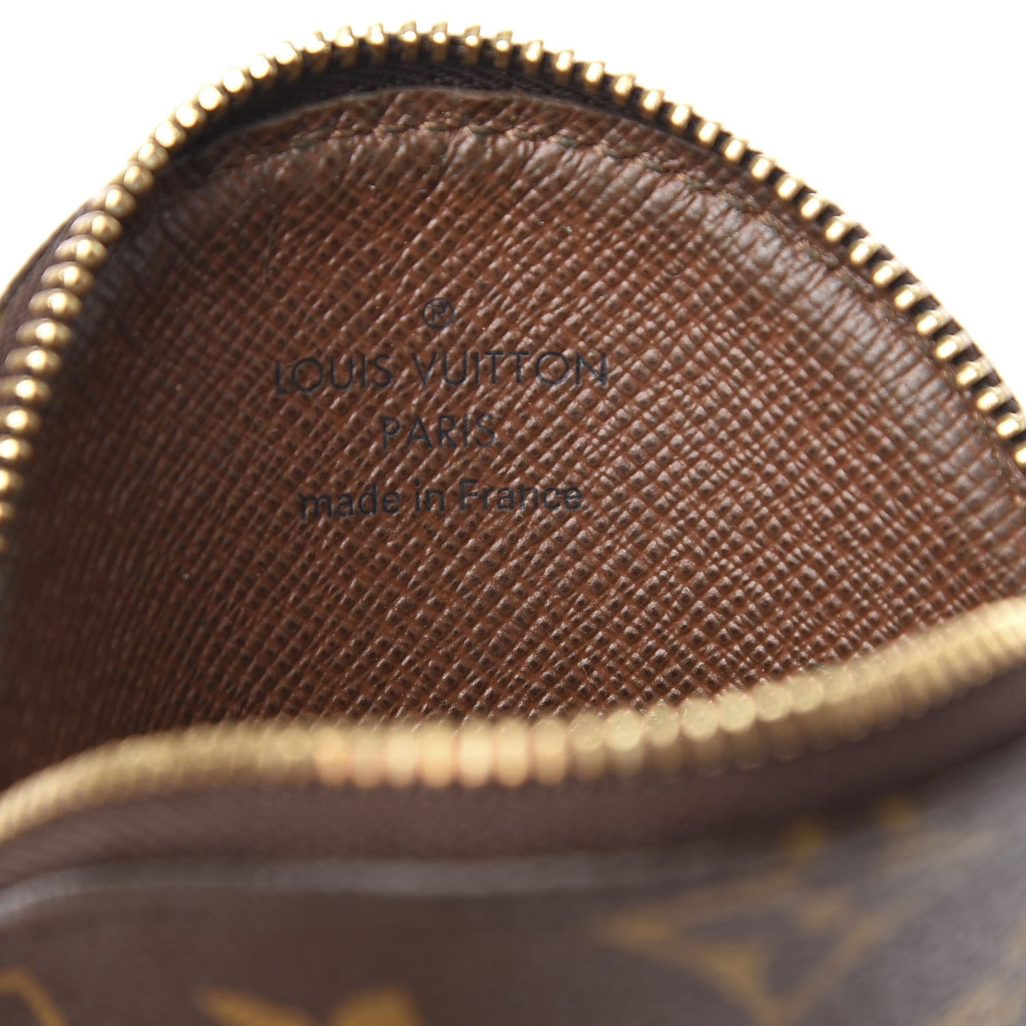 Monogram Round Coin Purse