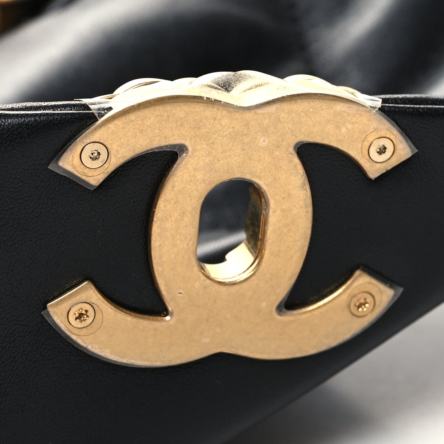 Lambskin Quilted Medium Chanel 19 Flap Black