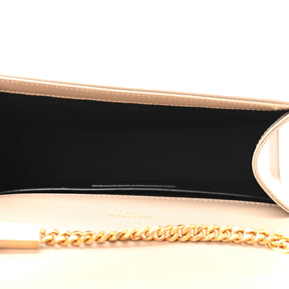 Saint Laurent Grain De Poudre Small Monogram Kate Satchel Nude Powder 5 of 9