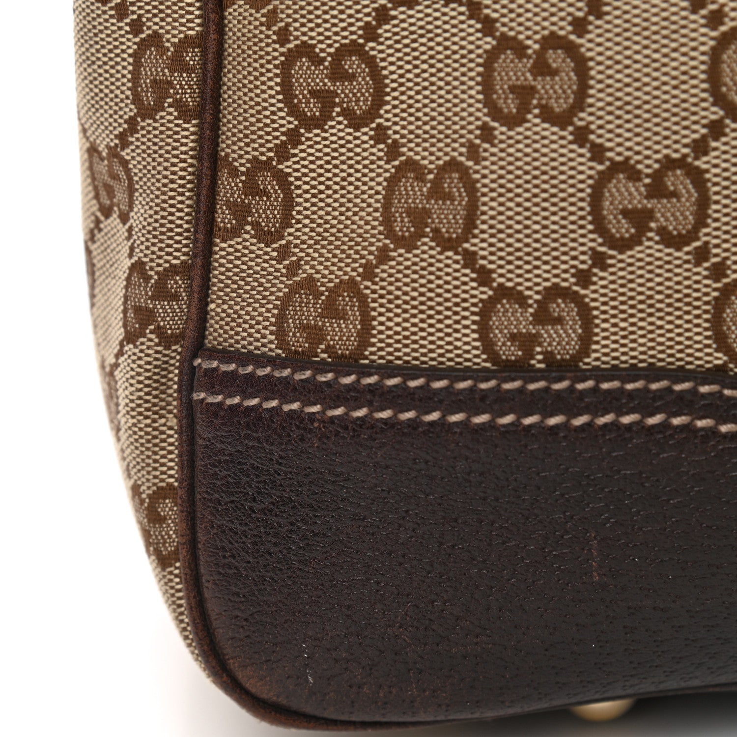 Gucci Monogram Medium Princy Tote Dark Brown 13 of 15