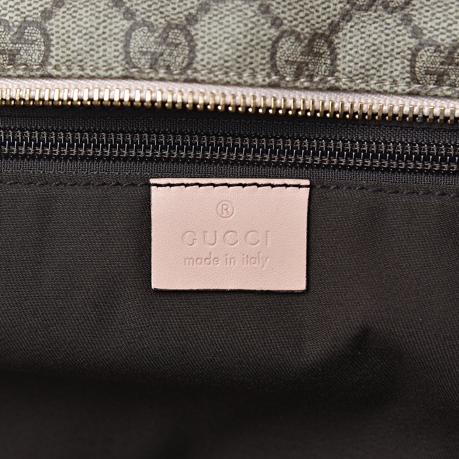 Gucci GG Supreme Monogram Medium Zippered Shopping Tote Pink 6 of 10