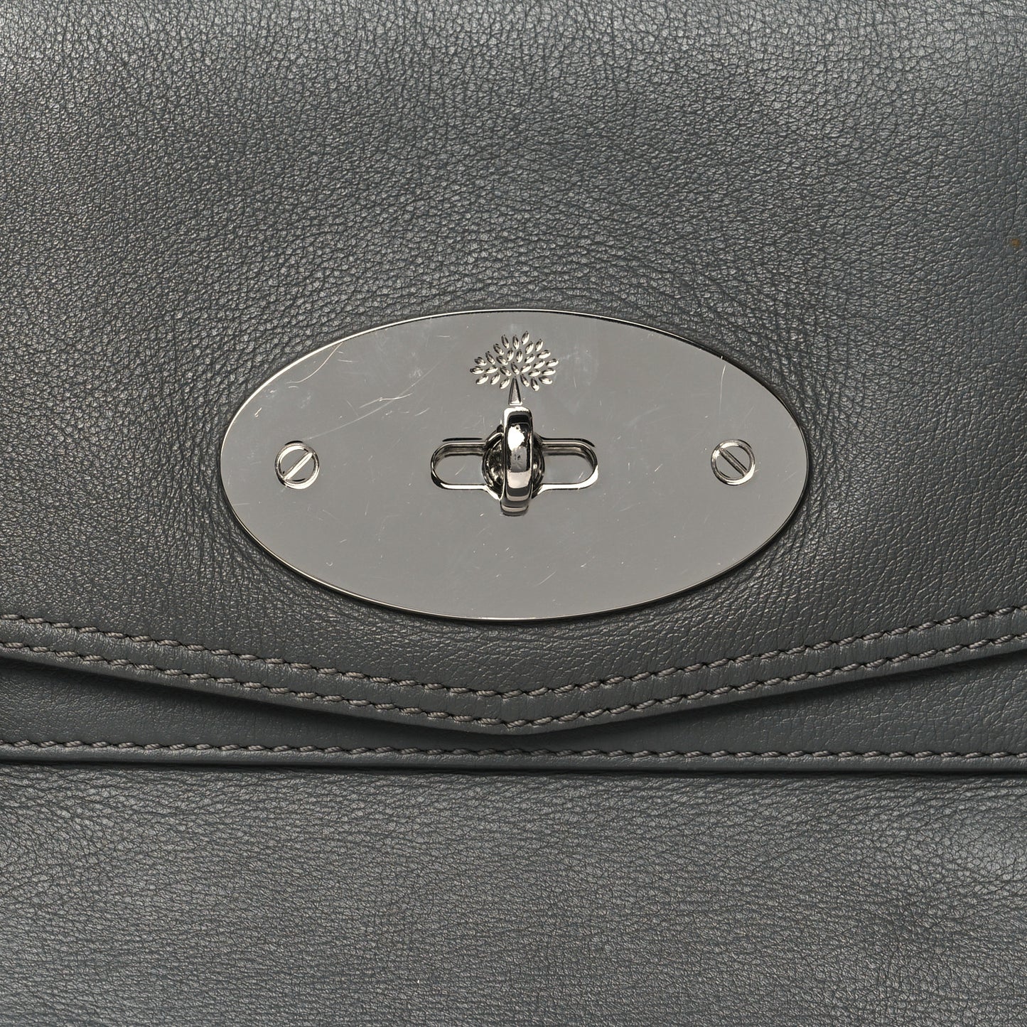 Smooth Calfskin Medium Alexa Pavement Grey