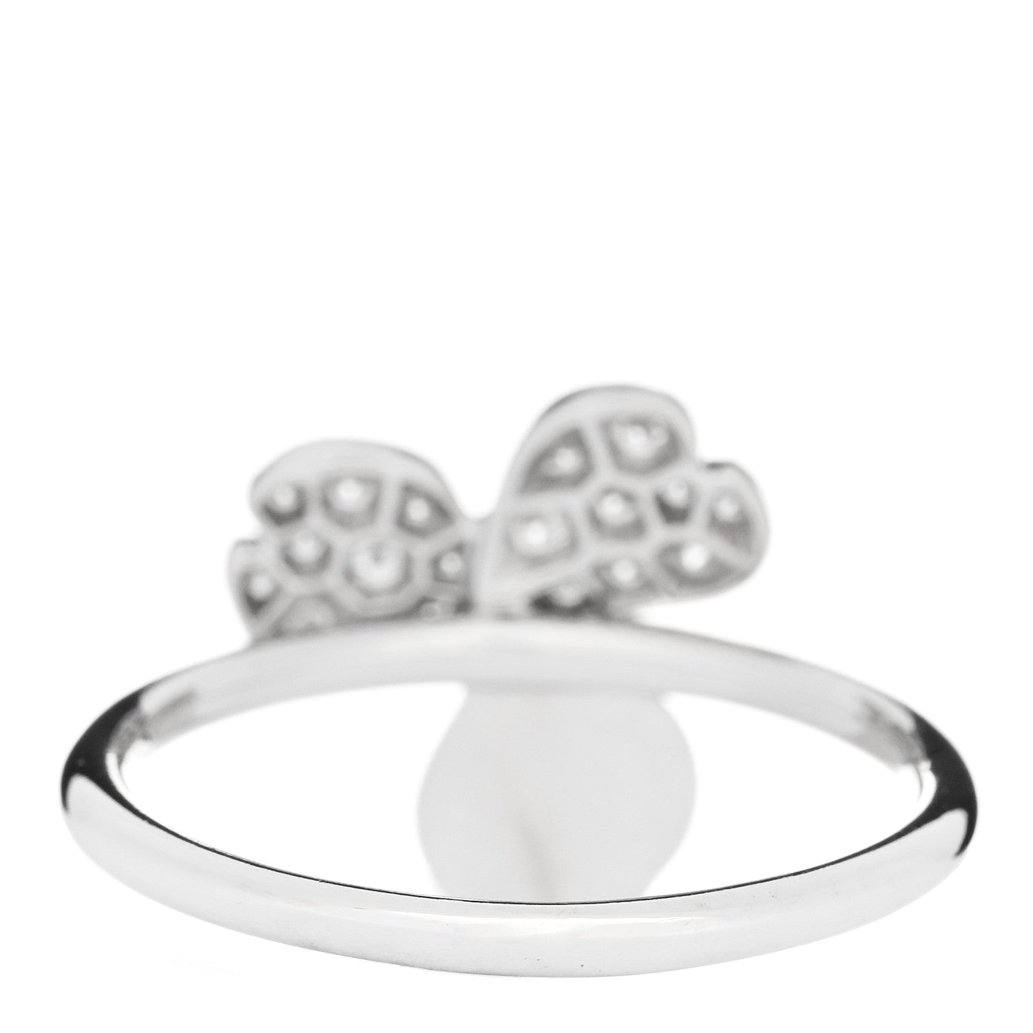 Tiffany Platinum Diamond Paper Flowers Ring 52 6 3 of 5