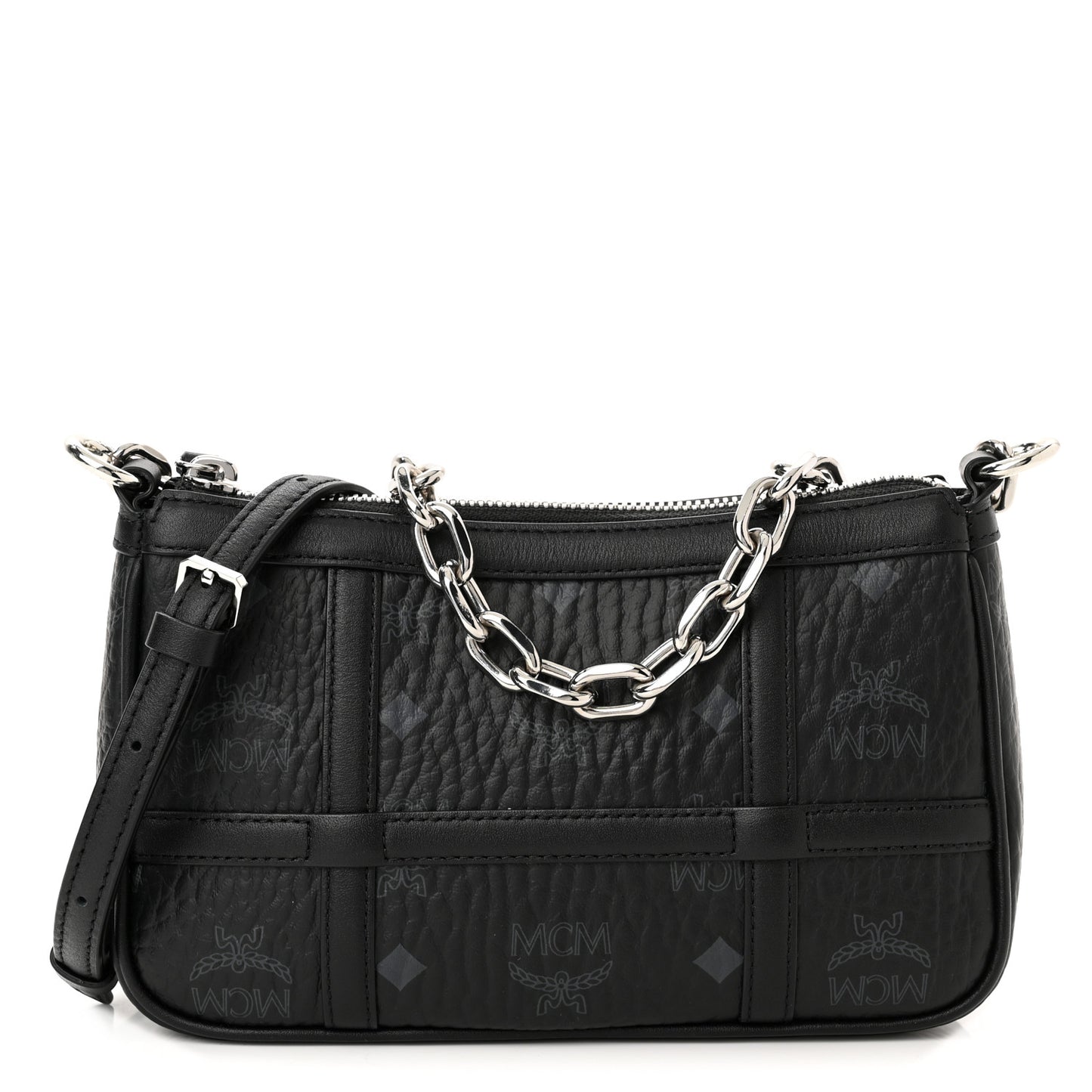 Visetos Mini Aren Chain Crossbody Bag Black