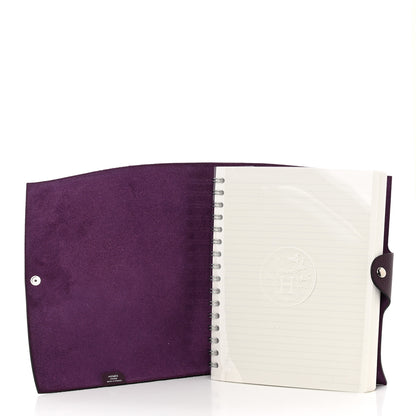 Hermes Togo Ulysse MM Notebook Cover Anemone 5 of 10
