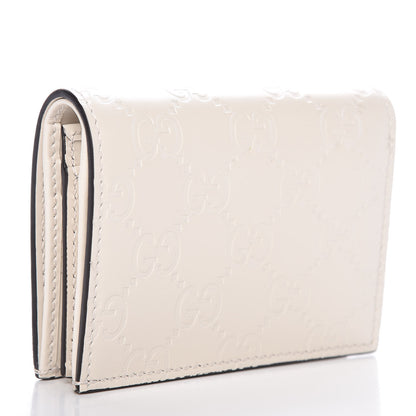 Gucci Guccissima Cherries Card Case Wallet White 3 of 9