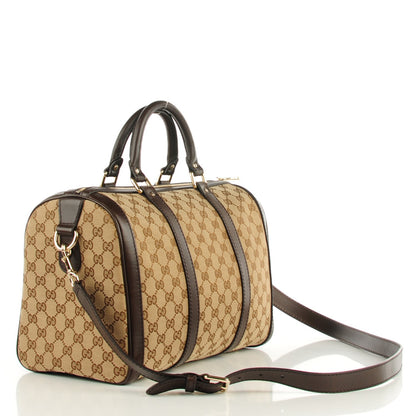 Gucci Monogram Medium Joy Boston Dark Brown 3 of 9