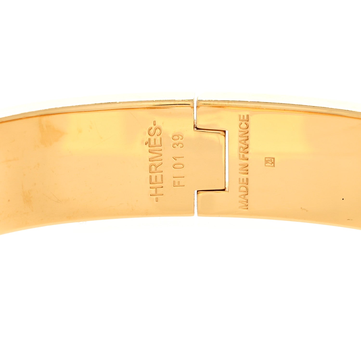 Hermes Enamel Narrow Clic Clac H Bracelet GM Black 4 of 6