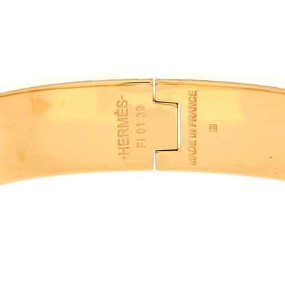 Hermes Enamel Narrow Clic Clac H Bracelet GM Black 4 of 6