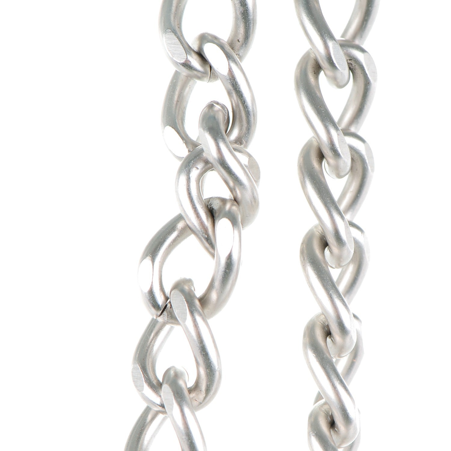 Chanel Gripoix Poured Glass Tweed Crystal CC Long Necklace Brooch Silver Blue 3 of 8