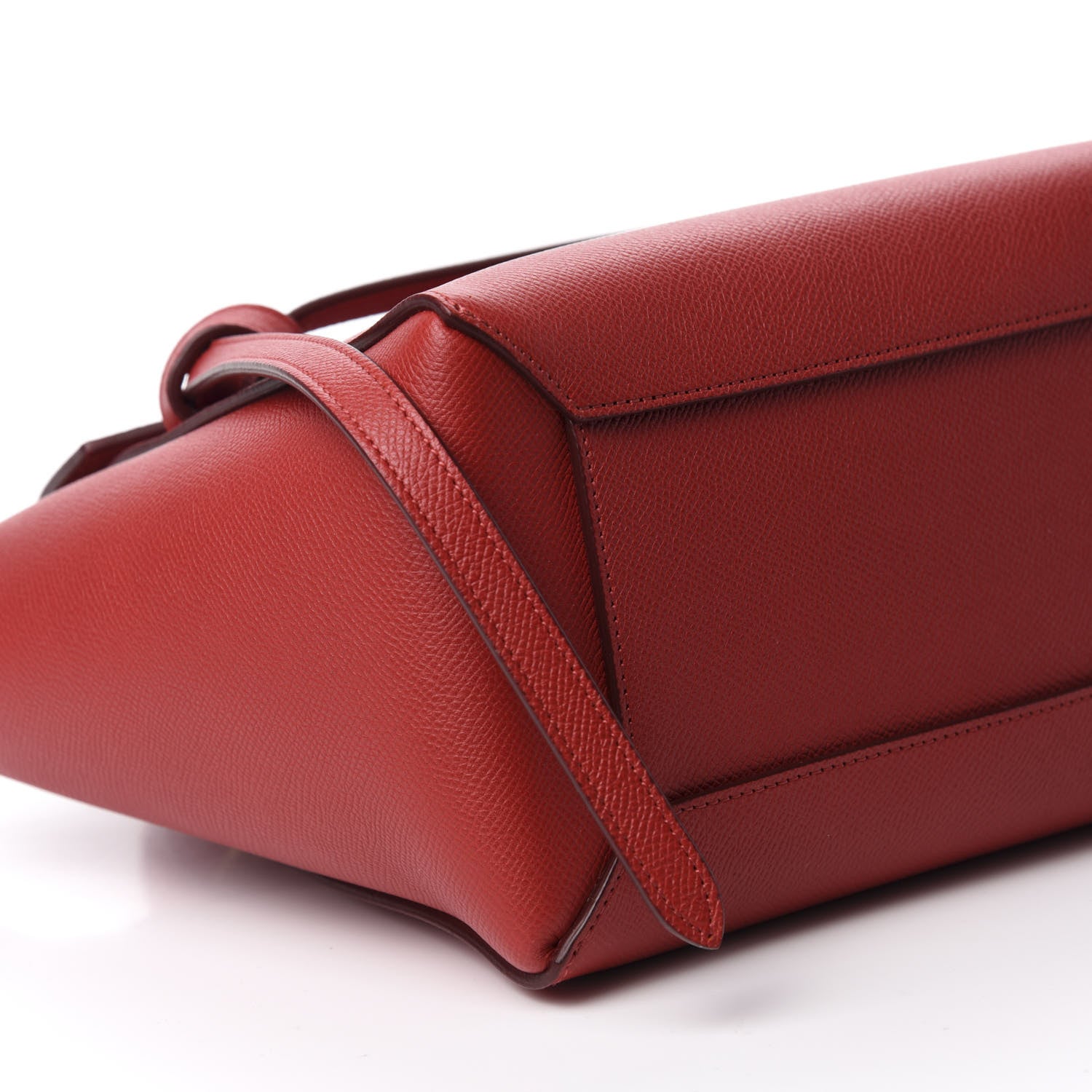 Celine Baby Grained Calfskin Micro Belt Bag Coquelicot 6 of 10