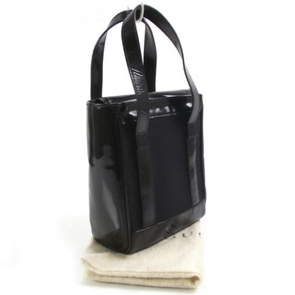 Gucci Patent Trim Canvas Small Tote 3 of 11