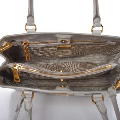 Prada Saffiano Lux Medium Tote Talco 5 of 17