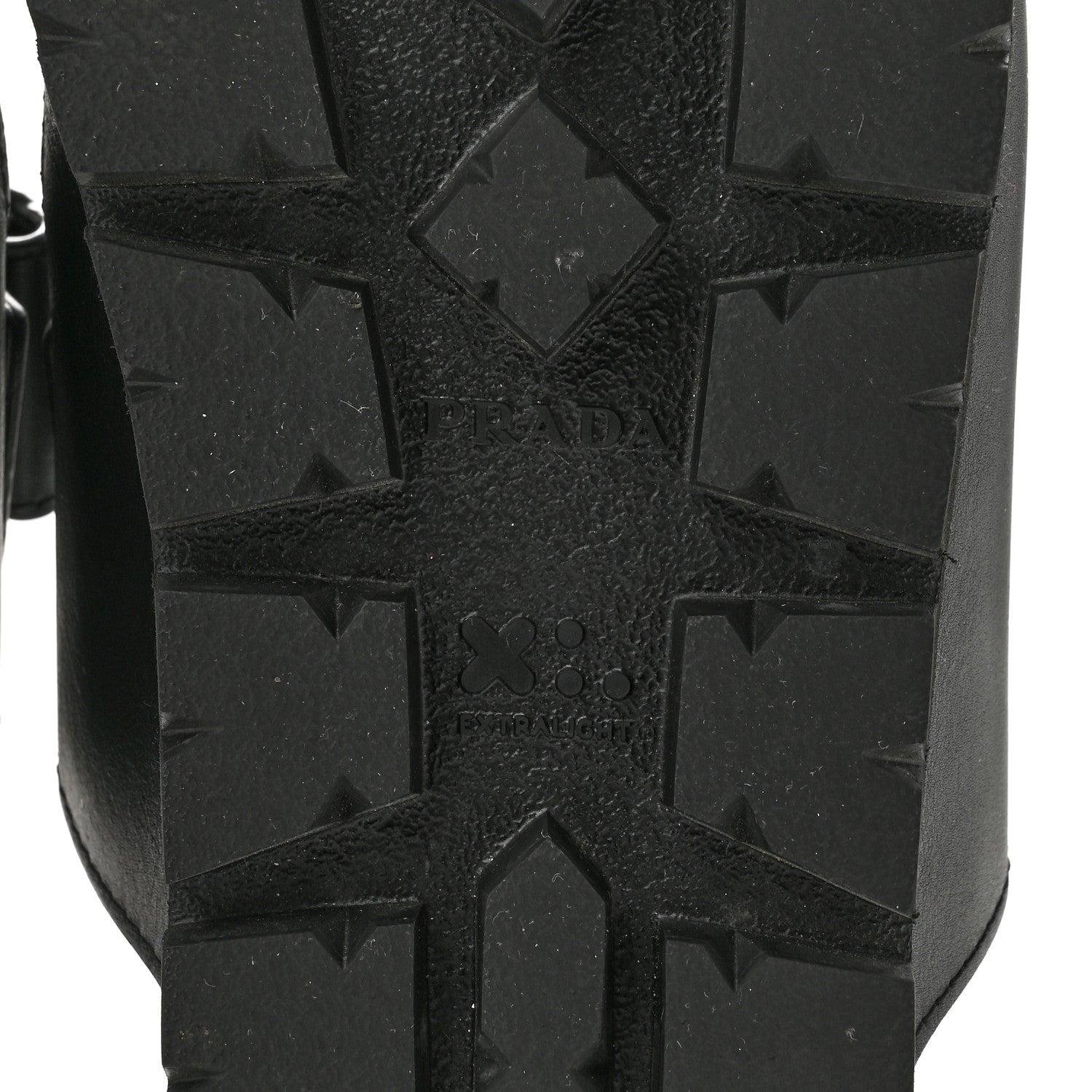 Prada Vitello Sport Triangle Logo Mens Strap Sandals 11 Black 8 of 10