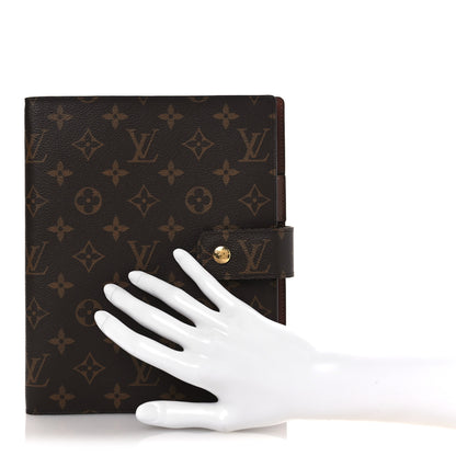 Louis Vuitton Monogram Large Ring Agenda Cover 2 of 8