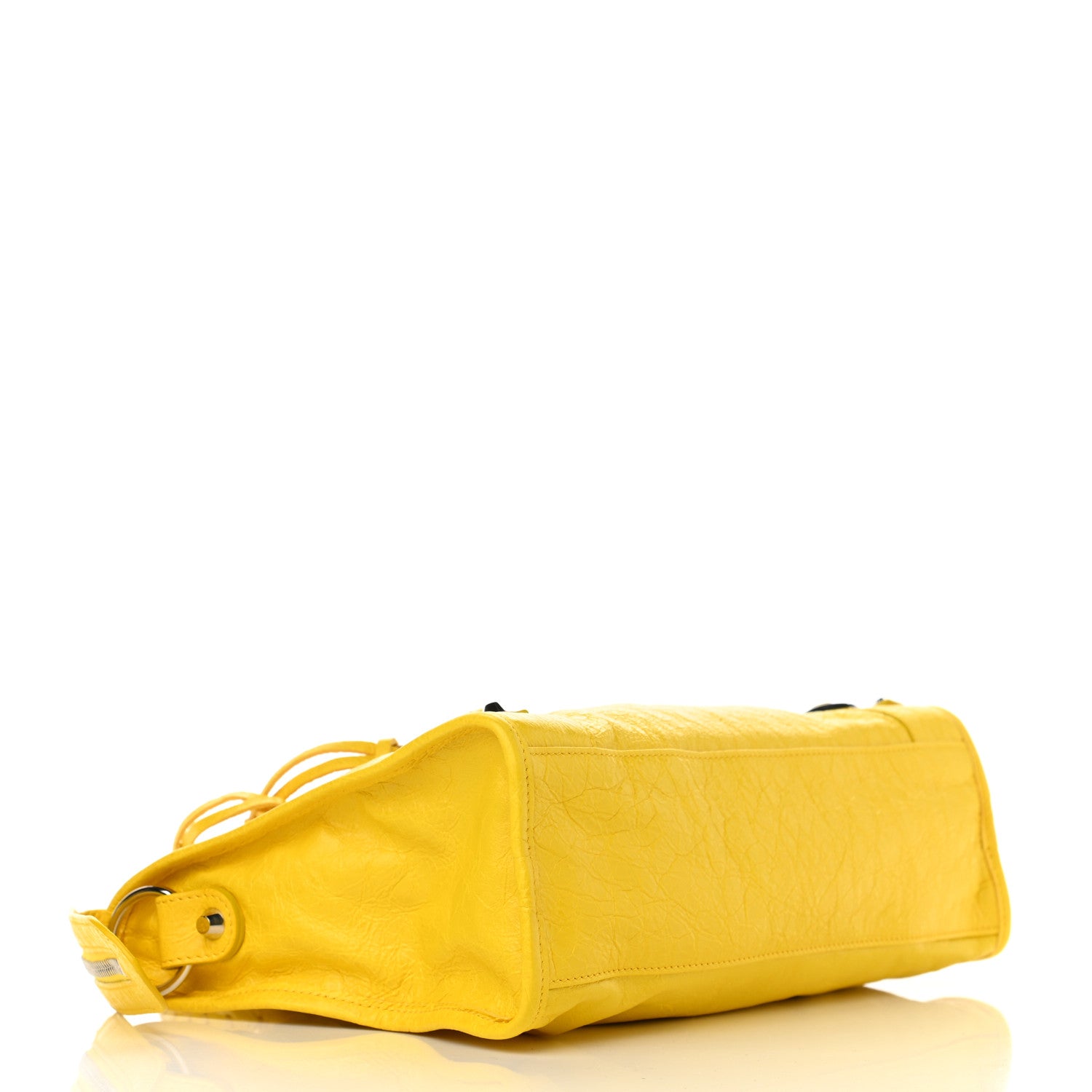Balenciaga Agneau Classic Silver Hardware City S Jaune Soleil 3 of 9