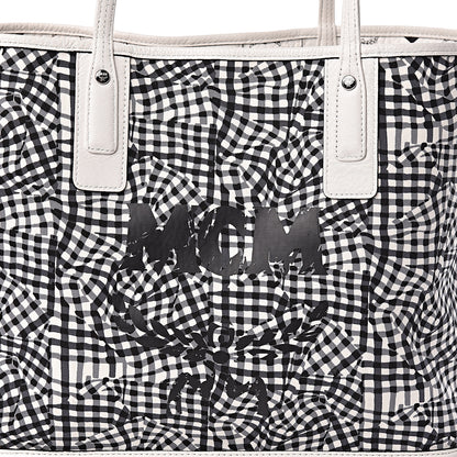 MCM Visetos Medium Liz Reversible Shopper Tote White 17 of 18