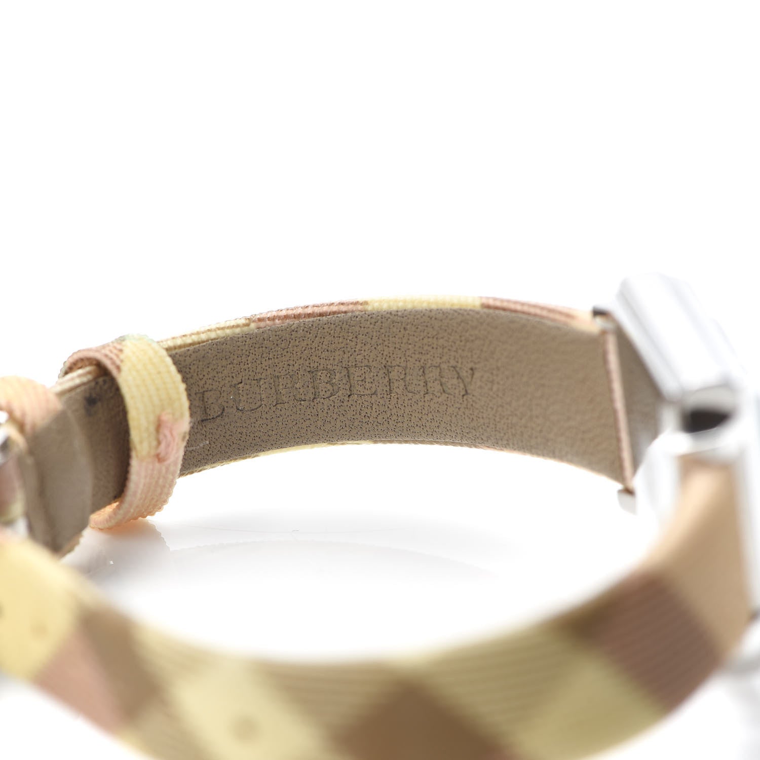 Burberry Stainless Steel Calfskin 28mm Nova Check Quartz Watch BU2004 5 of 6