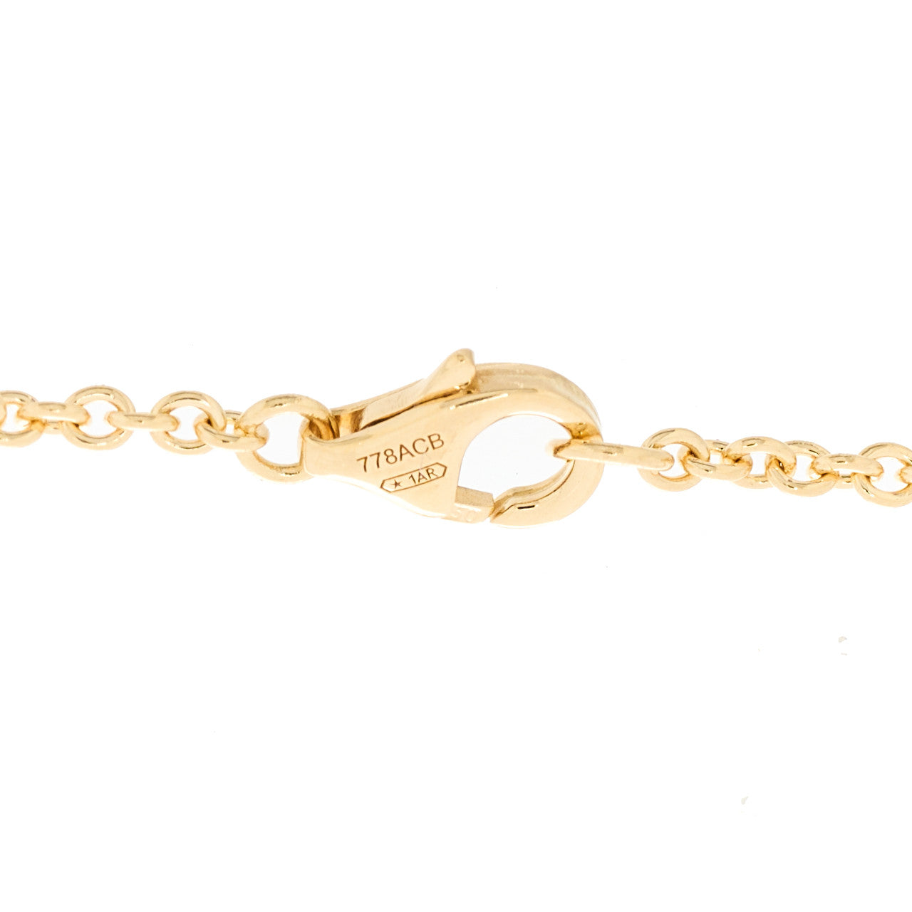 Cartier 18K Yellow Gold Interlocking LOVE Bracelet 3 of 4