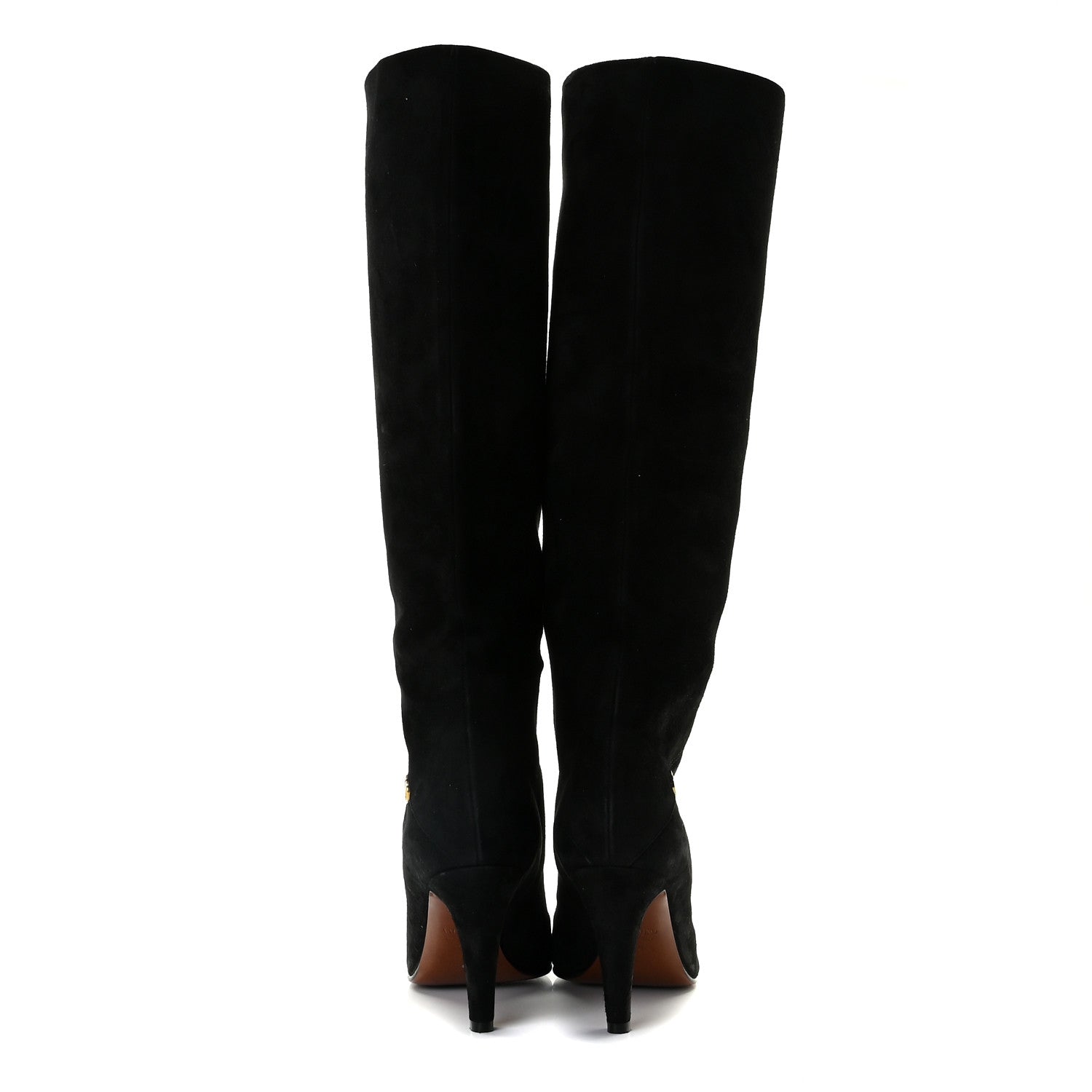 Valentino Garavani Suede VLogo Boots 40 Black 5 of 15