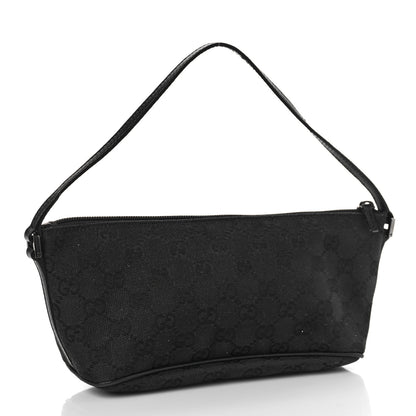 Gucci Monogram Boat Pochette Black 3 of 10