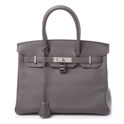 Hermes Togo Birkin 30 Etain 1 of 40