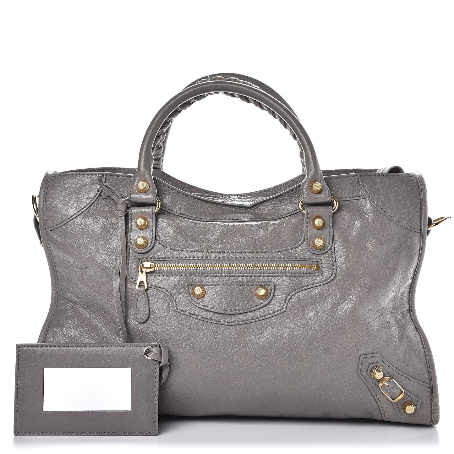 Agneau Giant 12 Gold Hardware City Gris Pyrite