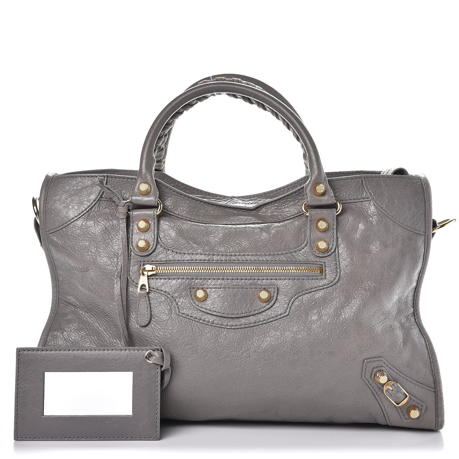 Balenciaga Agneau Giant 12 Gold Hardware City Gris Pyrite 1 of 14