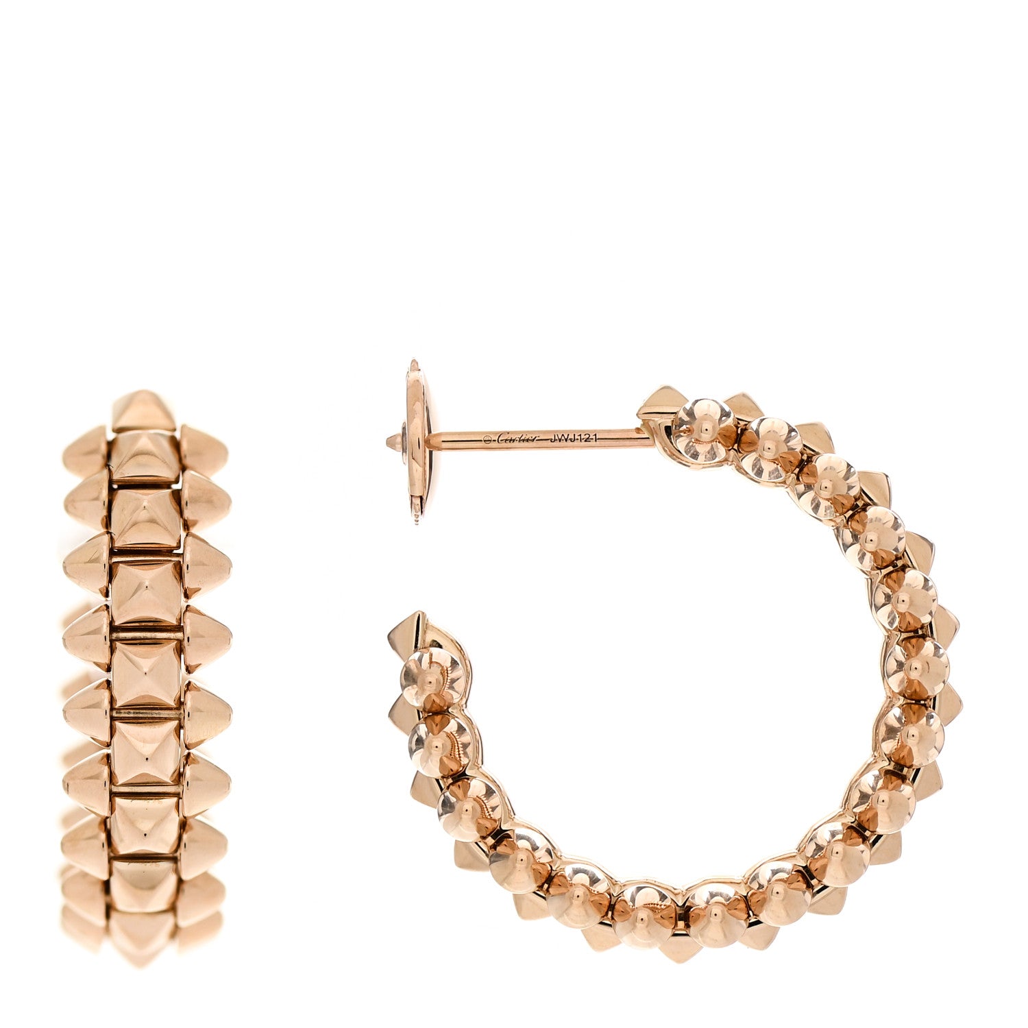Cartier 18K Pink Gold Small Clash de Cartier Earrings 1 of 6
