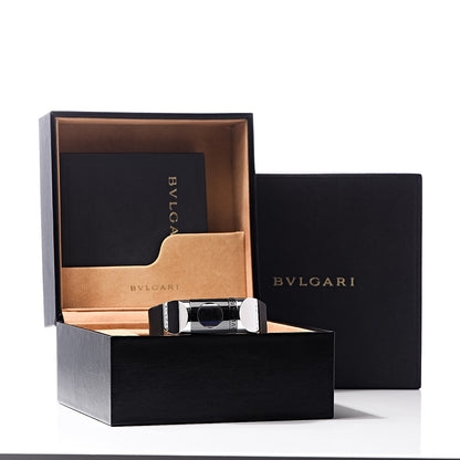 Bulgari Stainless Steel Calfskin 20mm IPNO Digital Watch 8 of 8