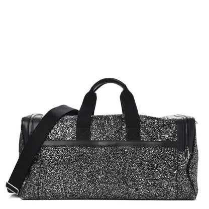Saint Laurent Glitter Canvas City Gym Duffle Bag Black 1 of 10