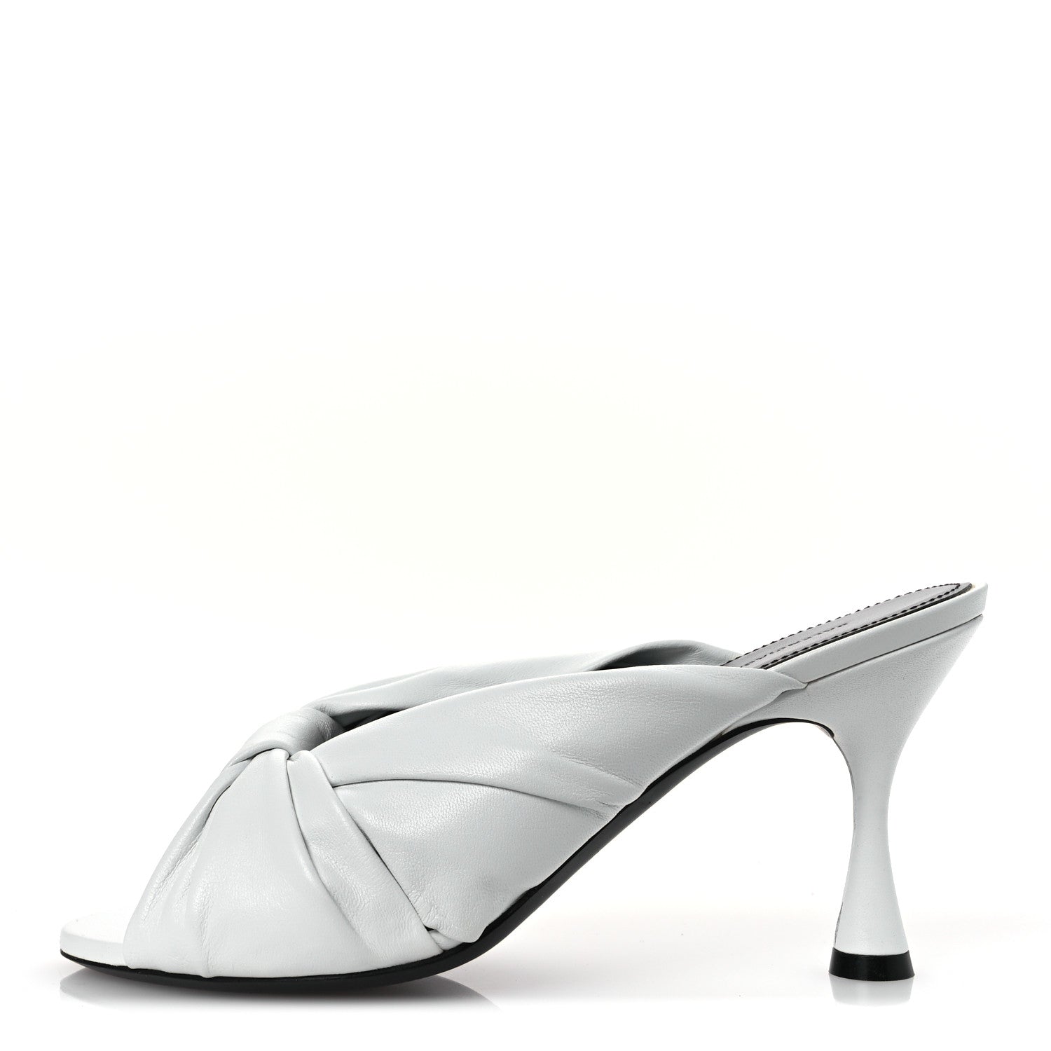Balenciaga Smooth Nappa Drapy 80mm Sandals 38 White 1 of 13