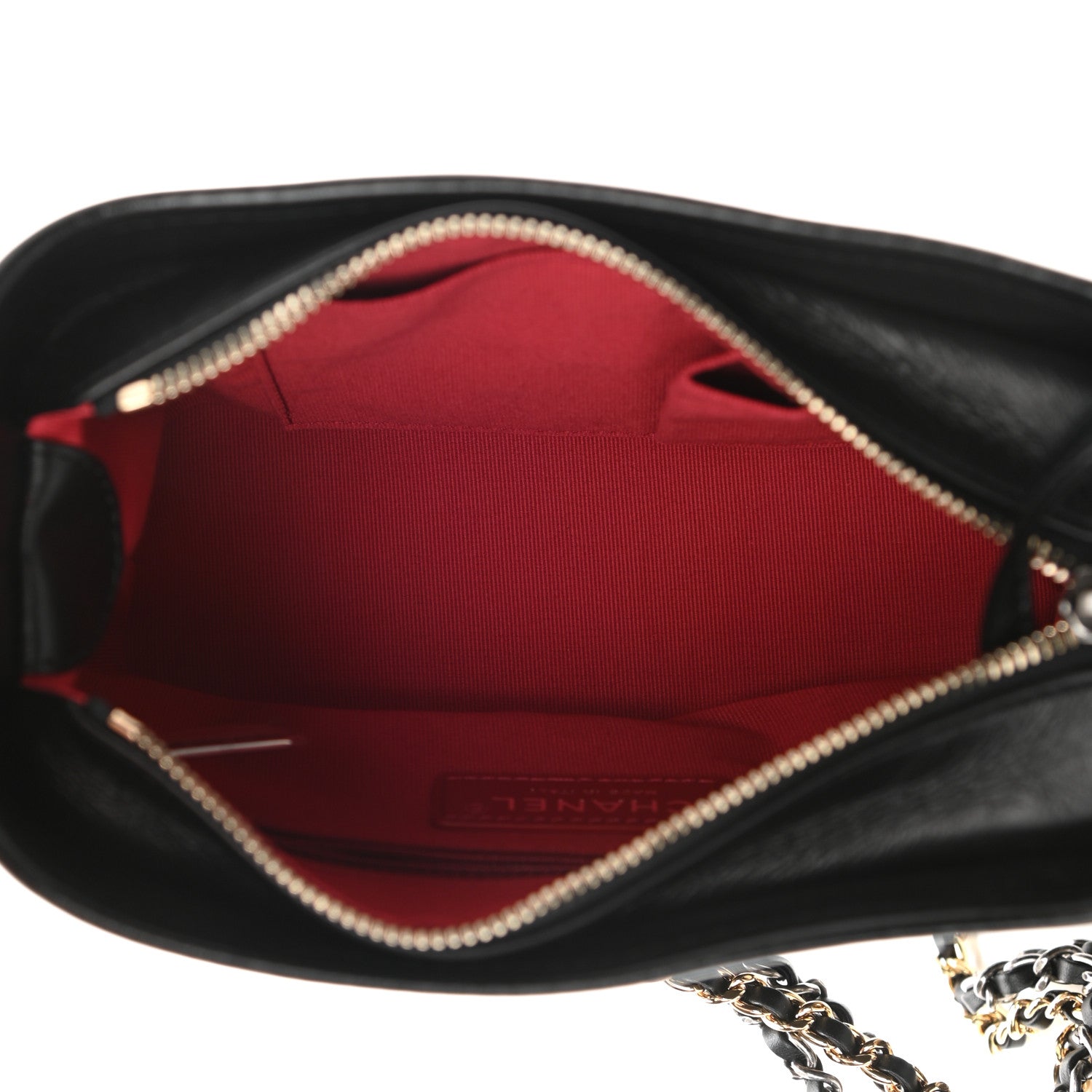 Chanel Aged Calfskin Quilted Small Gabrielle Hobo Black 5 of 10