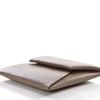 Hermes Chevre Mysore Bastia Coin Purse Etoupe 6 of 10