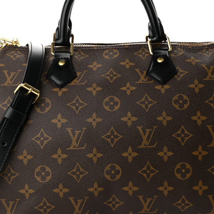Louis Vuitton Monogram My World Tour Speedy Bandouliere 30 Black 7 of 13