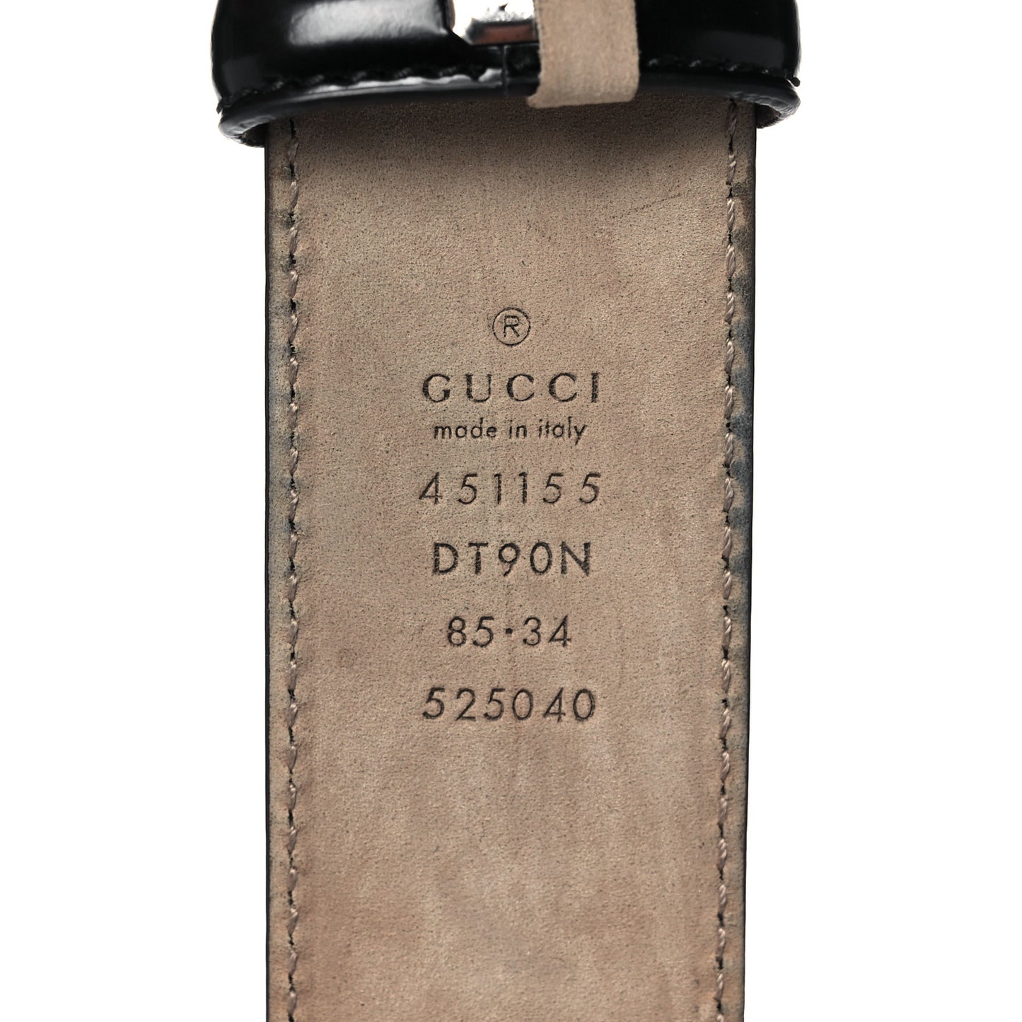 Lisse Calfskin Dionysus 35mm Belt 85 34 Black