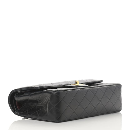 Chanel Lambskin Quilted Medium Double Flap Black 4 of 16