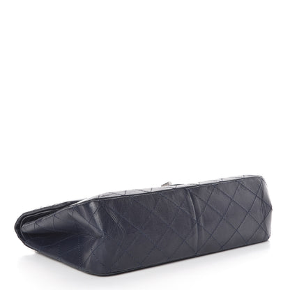 Chanel Aged Calfskin Quilted 2.55 Reissue 227 Flap Navy Blue 4 of 13