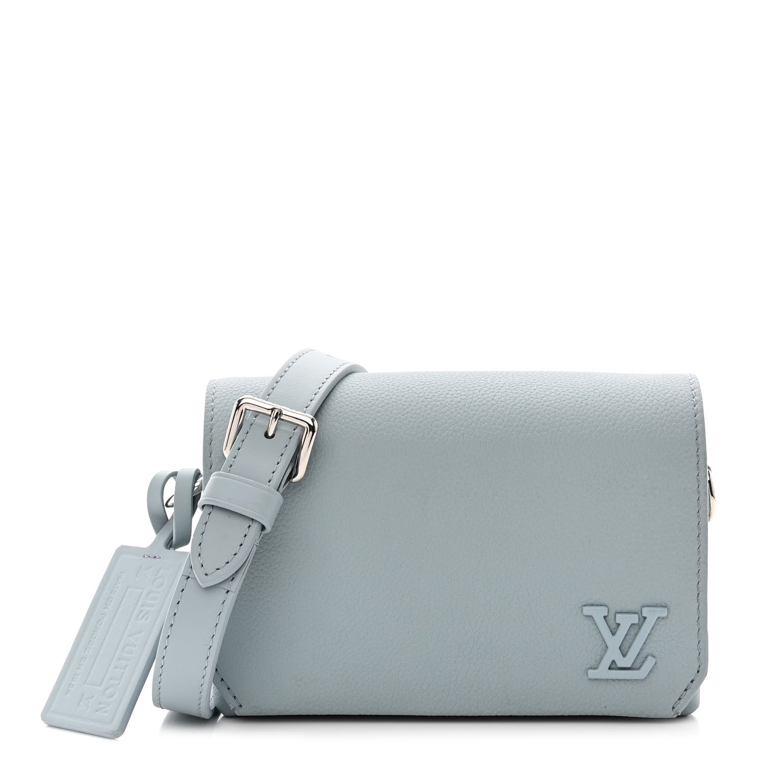 Louis Vuitton Calfskin Aerogram Fastline Wearable Wallet Cloud Blue 1 of 10