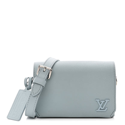 Louis Vuitton Calfskin Aerogram Fastline Wearable Wallet Cloud Blue 1 of 10