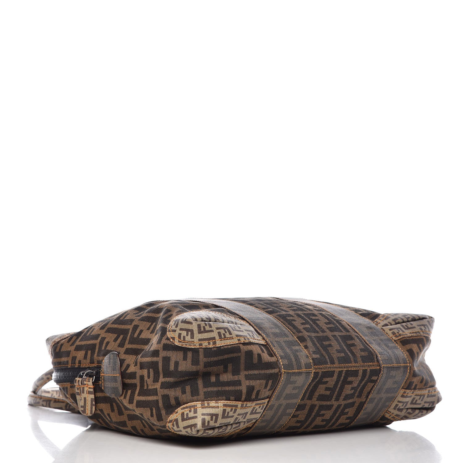 Fendi Zucca Zucchino Spalmati Large B Mix Tote Tobacco 4 of 15